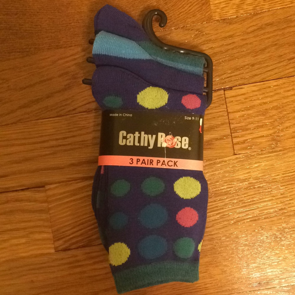 Cathy Rose patterned socks 3-pack
